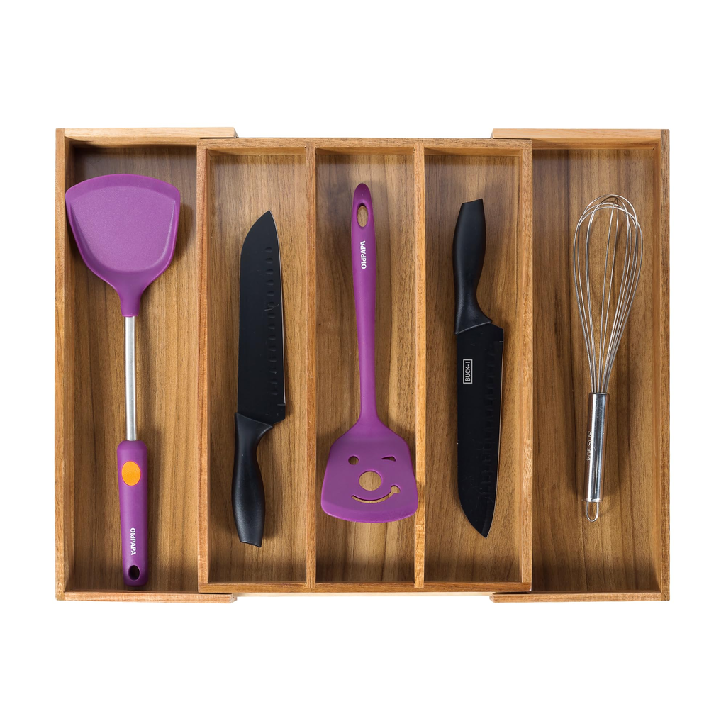 Wide Desk Drawer Organizer - Green