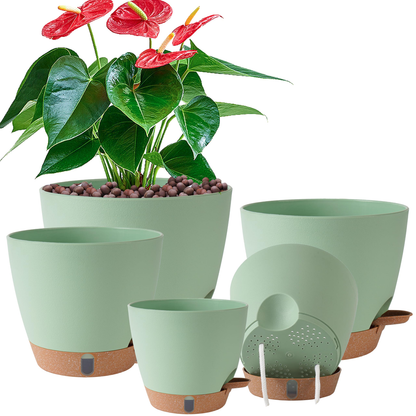 Simple Office Plant Pot - 4 Pack