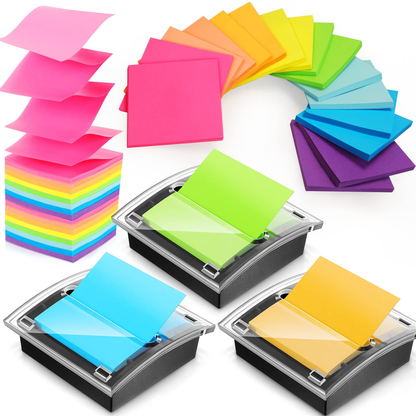 Colorful Sticky Note Holder - Beige