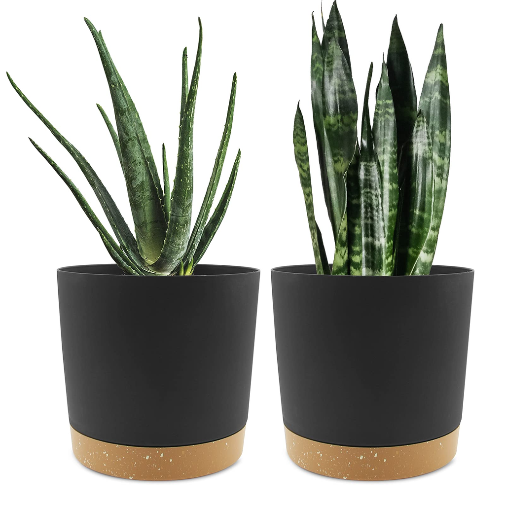 Waterproof Office Plant Pot - 2 Pack