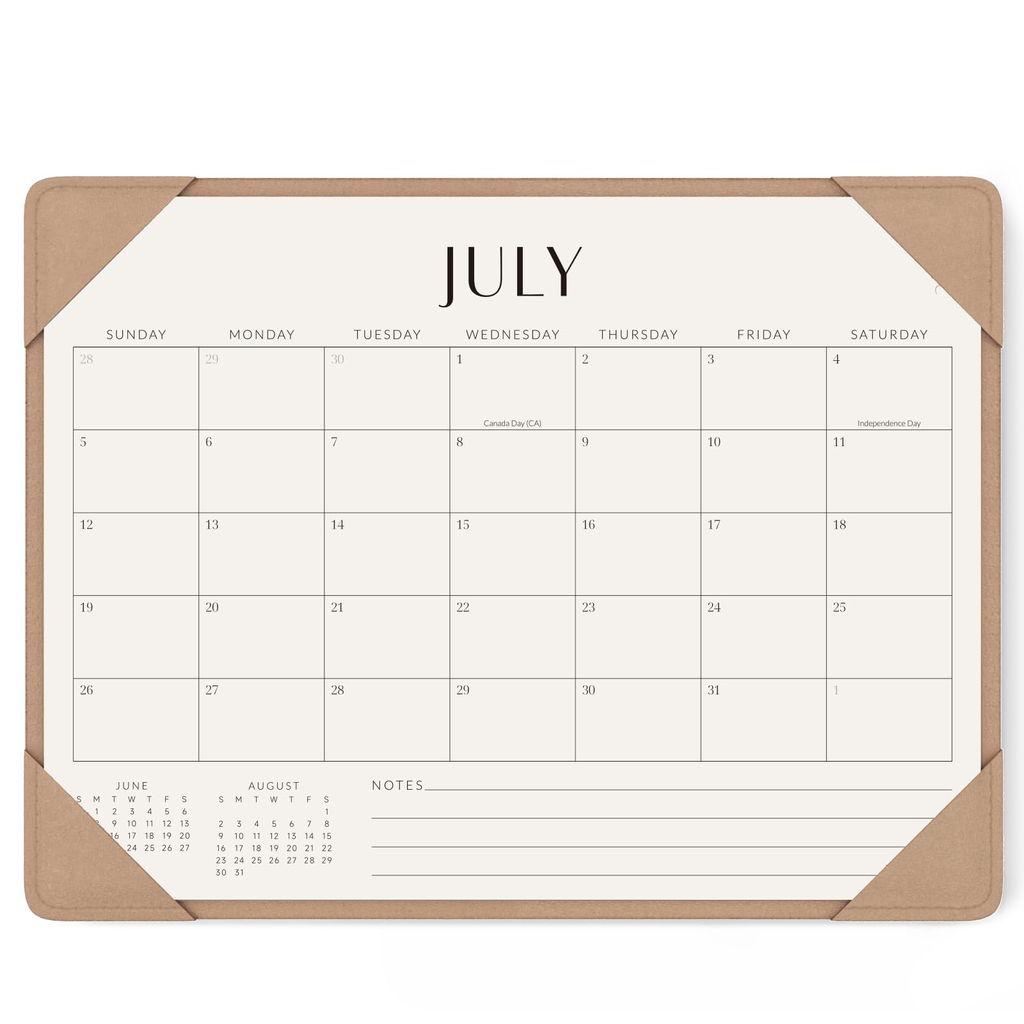 Non Slip Desk Calendar - Small
