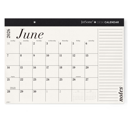 Non Slip Desk Calendar - Medium